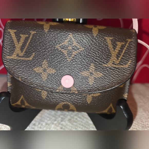 Pre-owned Louis Vuitton Rosalie Coin Purse With Pink Monogram Wallet